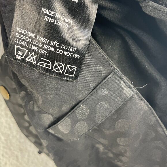 Armada Women's Black Leopard Print Track Pants - Picture 15 of 16